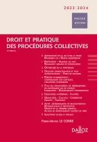 Droit et pratique des procédures collectives 2023/2024