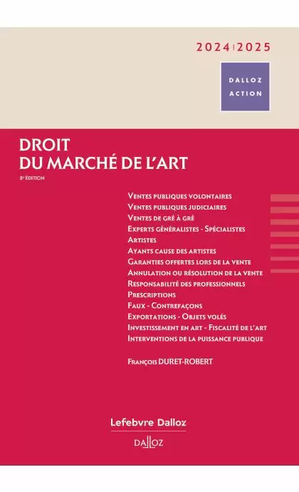 Droit du marché de l'art 2024/2025