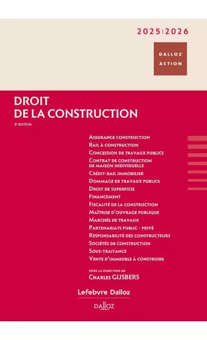 Droit de la construction 2026/2027