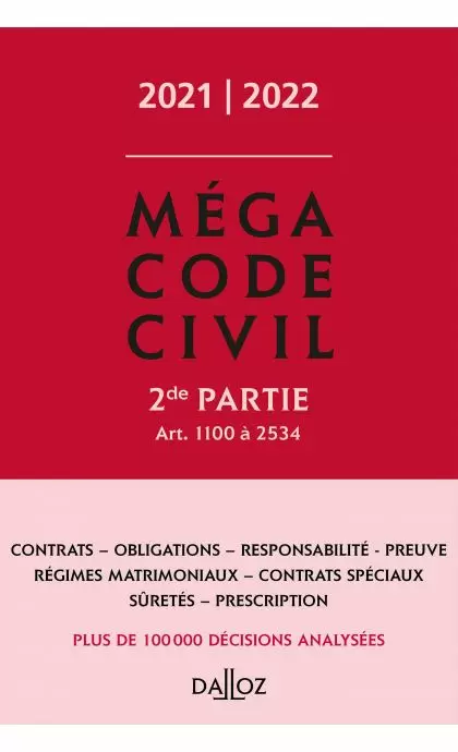 Code Civil 2024, annoté – Boutique Dalloz
