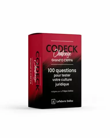 Codeck Challenge : Grand'O CRFPA