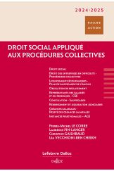 Droit social appliqué aux procédures collectives