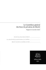 Rapport d'activité du contrôleur général des lieux de privation de liberté 2023