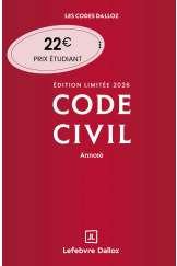 Code civil Edition limitée 2026