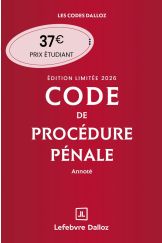 Code de procédure pénale 2026