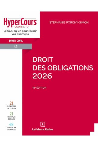 Droit des obligations 2026