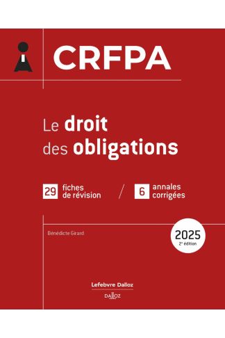 CRFPA 2025 - Le droit des obligations