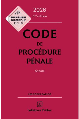 Code de procédure pénale 2026