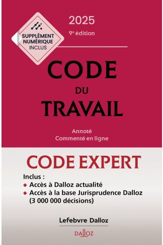Code Dalloz expert travail 2025