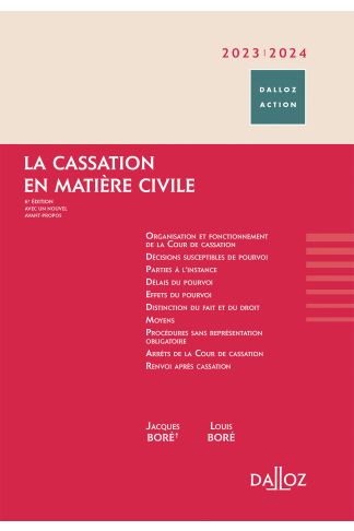 La cassation en matière civile 2023/2024