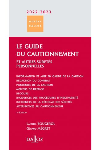 Le guide du cautionnement 2022/2023