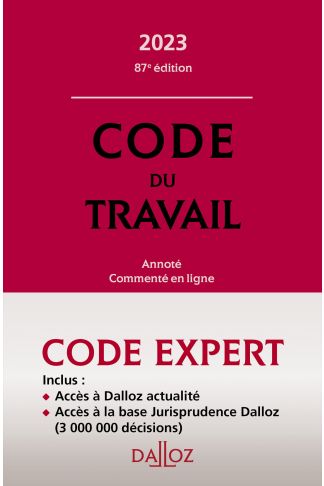 Code Dalloz expert travail 2023