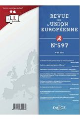 Revue de l'union européenne (Abonnement 2023)