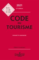 Code du tourisme 2021, annoté et commenté
