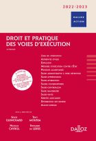 Droit et pratique des voies d'exécution 2022/23