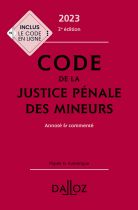 Code de la justice pénale des mineurs 2023