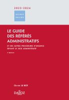 Le guide des référés administratifs 2023/2024
