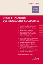 Droit et pratique des procédures collectives 2023/2024