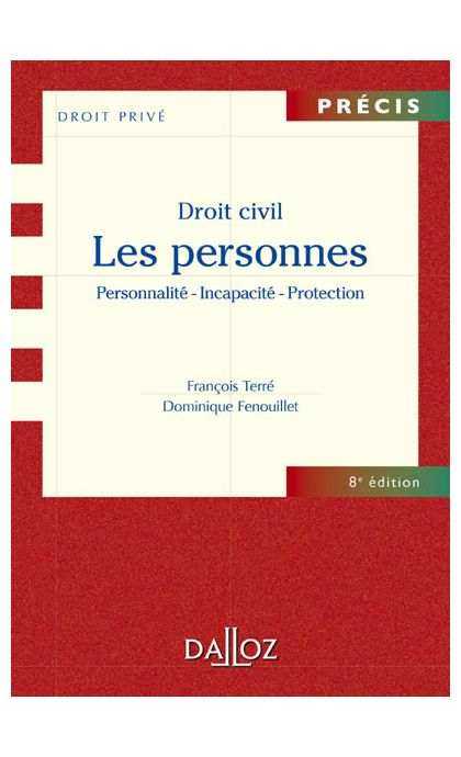 Droit civil. Les personnes