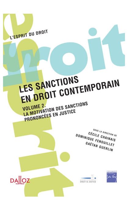 Les sanctions en droit contemporain