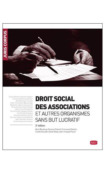 Droit social des associations et autres organismes sans but lucratif