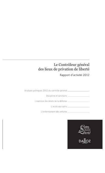 Rapport du contrôleur général des lieux de privation de liberté 2012