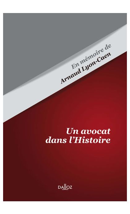 Un avocat dans l'Histoire