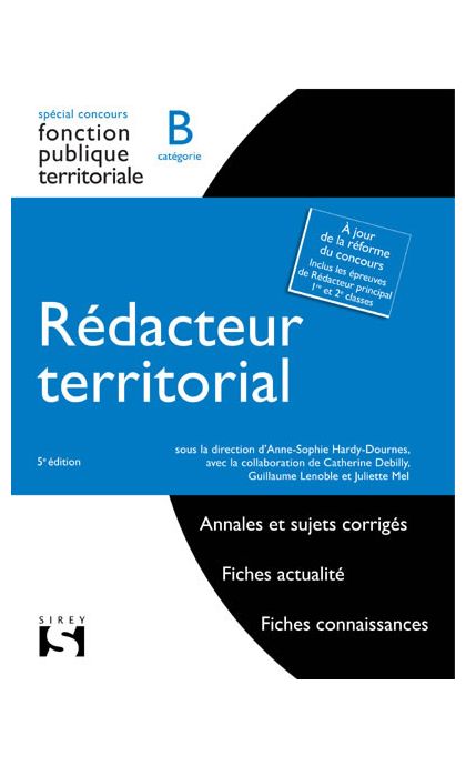 Rédacteur territorial. Catégorie B