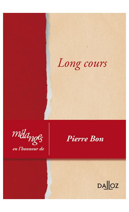 Mélanges en l'honneur de Pierre Bon