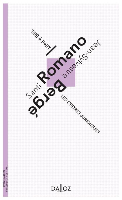 Les ordres juridiques