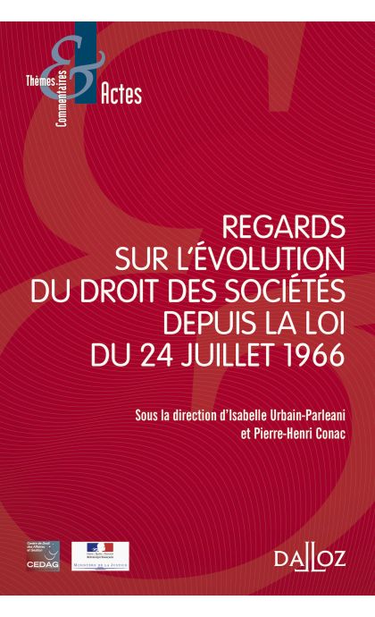 Regards sur l'évolution du droit des sociétés depuis la loi du 24 juillet 1966