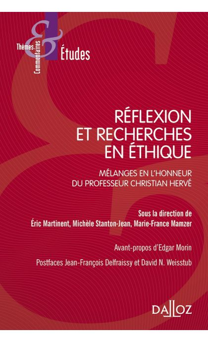 Réflexion et recherches en éthique