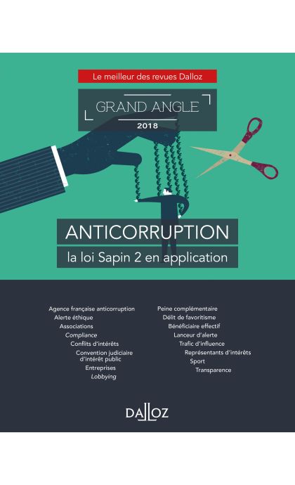 Anticorruption, la loi Sapin application