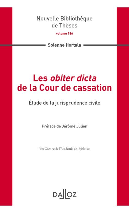 Les obiter dicta de la Cour de cassation