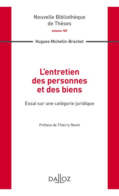 L'entretien des personnes et des biens. Volume 187
