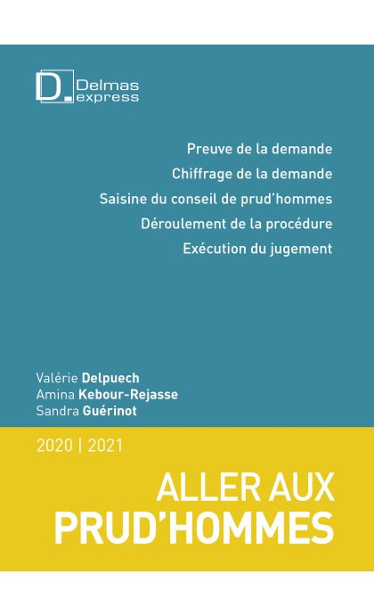 Aller aux prud'hommes 2020/21