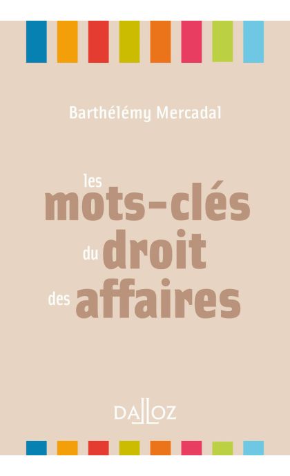 Les mots-clés du droit des affaires