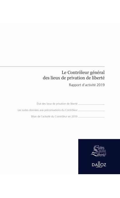 Rapport d'activité 2019 du contrôleur général des lieux de privation
