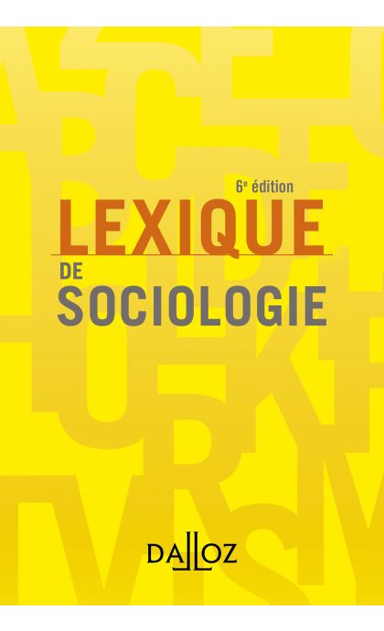 Lexique de sociologie