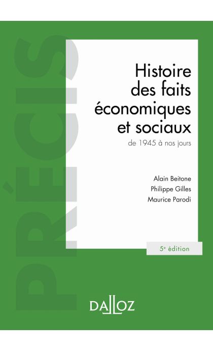 Histoire des faits économiques et sociaux de 1945 à nos jours