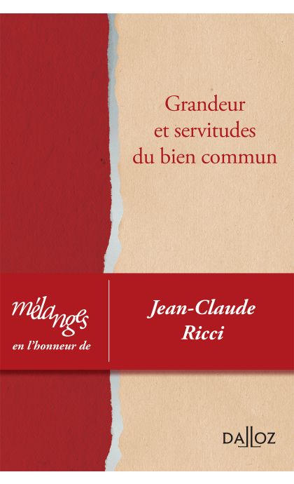 Mélanges en l'honneur de Jean-Claude Ricci