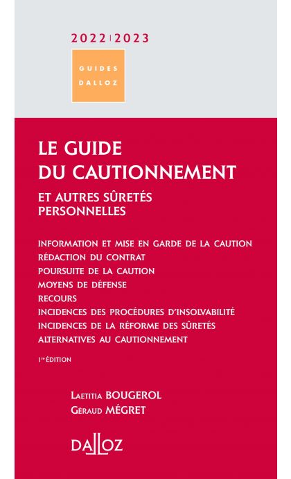 Le guide du cautionnement 2022/2023