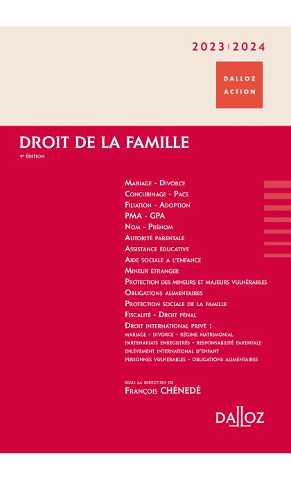 Droit de la famille 2023/24