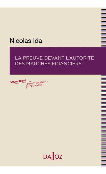 La preuve devant l'Autorité des marchés financiers