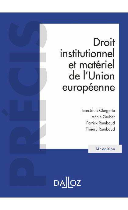 Droit institutionnel et matériel de l'Union européenne