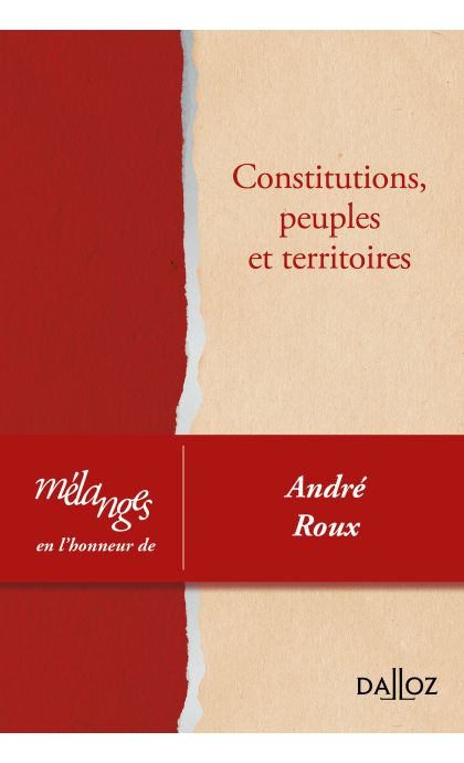 Mélanges en l'honneur d'André Roux