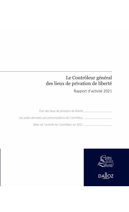 Rapport d'activité 2021 contrôleur général des lieux de privation