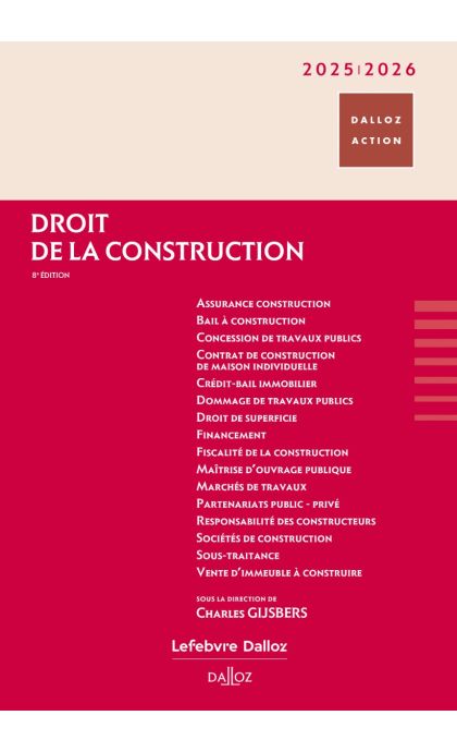 Droit de la construction 2026/2027
