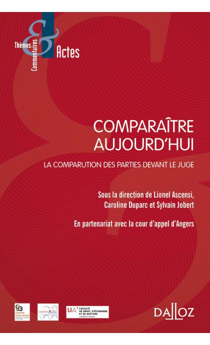 Comparaître aujourd'hui