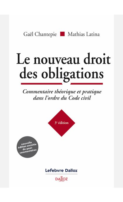 Le nouveau droit des obligations